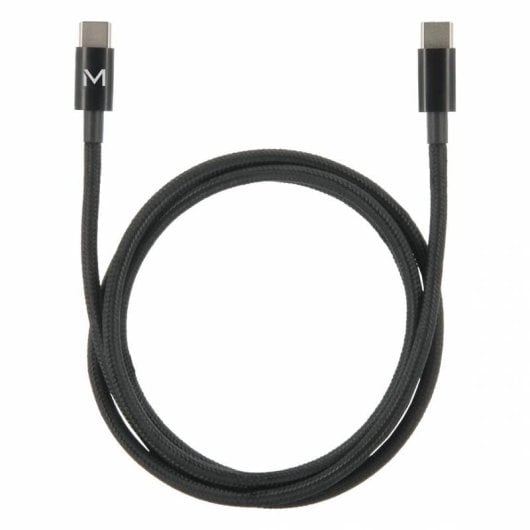 Kabel USB C zu USB C Mobilis 1 m USB 2.0 Schwarz