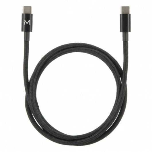 Kabel USB C zu USB C Mobilis 1 m USB 2.0 Schwarz
