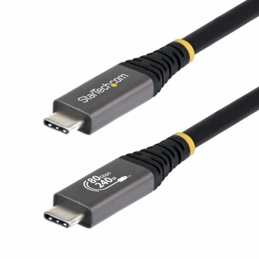 Cable USB4 StarTech.com 50cm USB-C Certifié USB-IF 80Gbps 240W PD