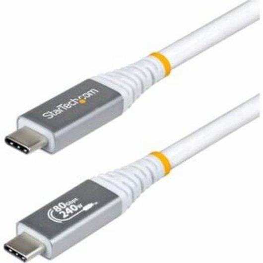 Cable USB4 StarTech.com 50 cm Certificado USB-IF USB-C 80Gbps 240W PD blindado