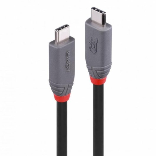 Cable USB4 Lindy 2 m USB-C à USB-C 40 Gbit/s Noir