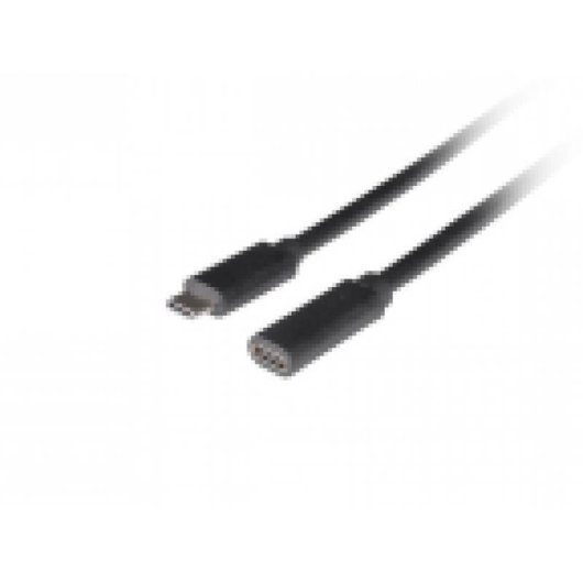 Câble USB-C à USB-C Lanberg 1,5 m USB 3.2 Gen 1 5 Gbit/s Noir