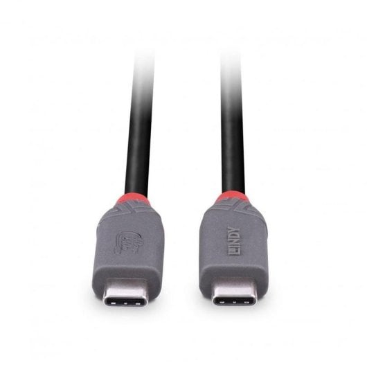 Cable USB4 Lindy Anthra Line 0,8 m USB-C à USB-C 40 Gbit/s Noir