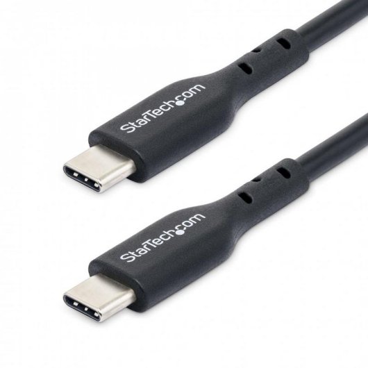Cable USB-C StarTech.com Pack 2 Unidades 1m USB 2.0 60W 3A Negro