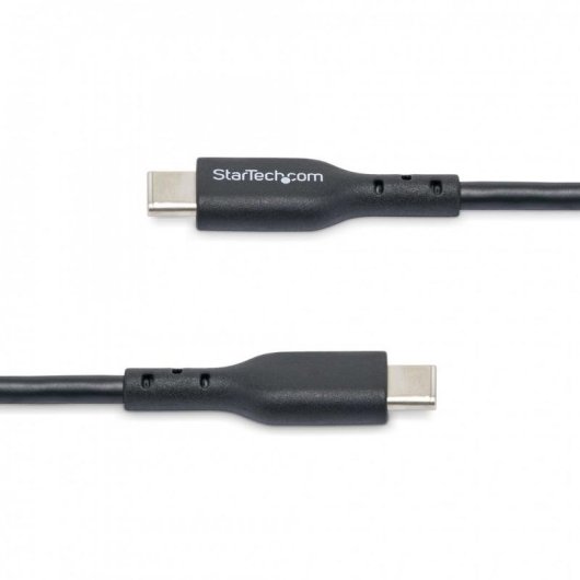 Cable USB-C StarTech.com Pack 2 Unidades 1m USB 2.0 60W 3A Negro