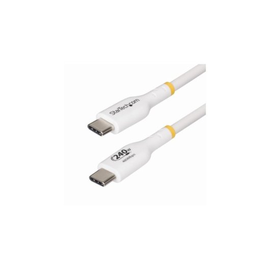 Cable de Charge USB-C StarTech.com 4m 240W PD 3.1 USB 2.0 Blanc