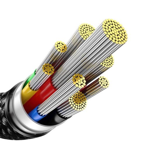 Cable USB Baseus CAWJ040101 2 m USB-C a USB-C 2.0 240 W Negro