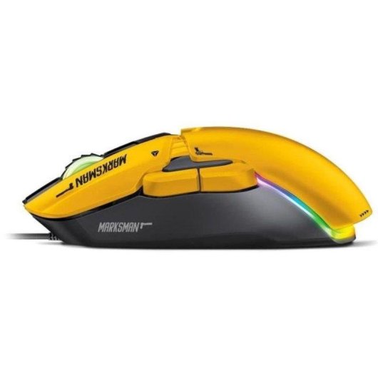 Ratón Yenkee YMS 3600YW Marksman USB 12400 DPI RGB Modular Negro