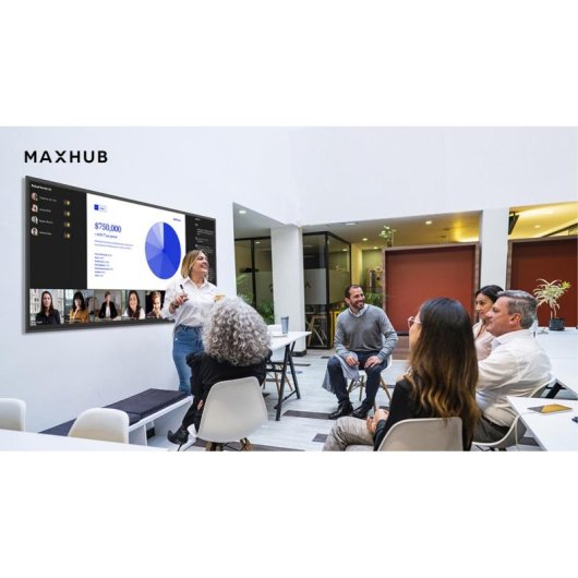 Monitor MAXHUB UW92NA 92" UltraHD 5K VA Panel XL Android Altavoces Integrados