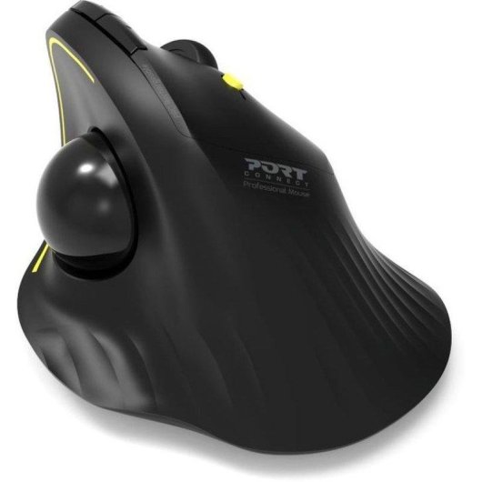 Ratón Port Designs 900719 Trackball Bluetooth 1600 DPI Negro Recargable