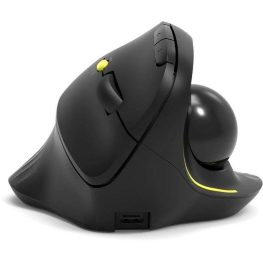 Ratón Port Designs 900719 Trackball Bluetooth 1600 DPI Negro Recargable