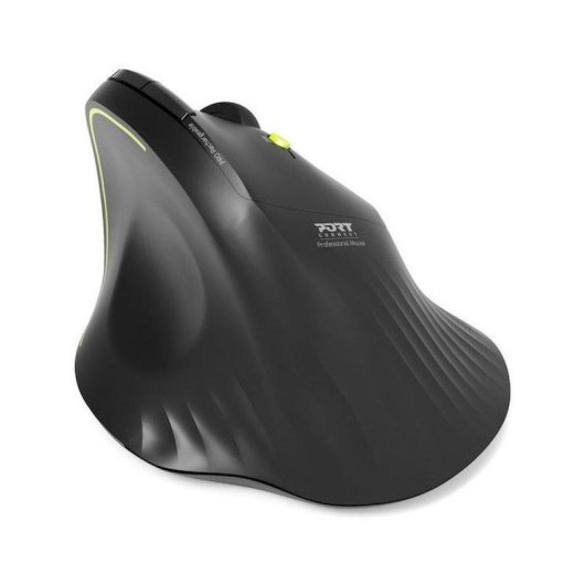 Mouse Port Designs Ergo Soft 910200 Bluetooth 2.4GHz 1600 DPI Nero Ergonomico