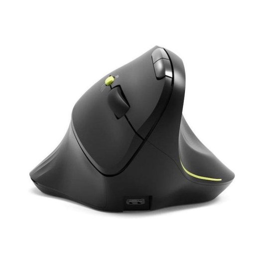 Mouse Port Designs Ergo Soft 910200 Bluetooth 2.4GHz 1600 DPI Nero Ergonomico