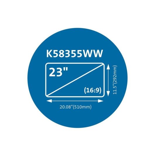 Magnetischer Datenschutzfilter Kensington MagPro für 23-Zoll-Monitor