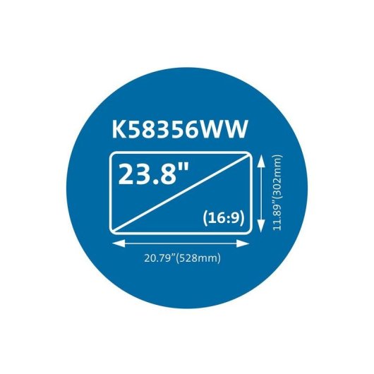 Filtro de Privacidad Magnético Kensington MagPro para Monitor 23.8" 16:9