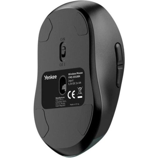 Ratón Yenkee YMS 2010BK Inalámbrico Bluetooth 5.1 3200 DPI Negro Recargable