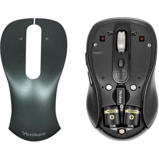 Ratón Yenkee YMS 2010BK Inalámbrico Bluetooth 5.1 3200 DPI Negro Recargable