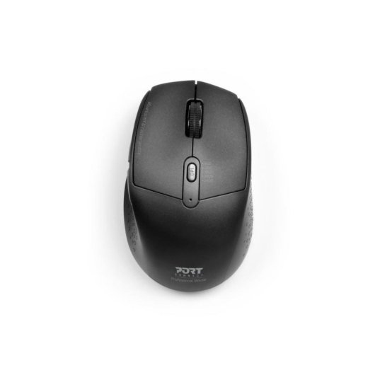 Ratón Port Designs 900715 Inalámbrico Bluetooth 2400 DPI Negro Recargable