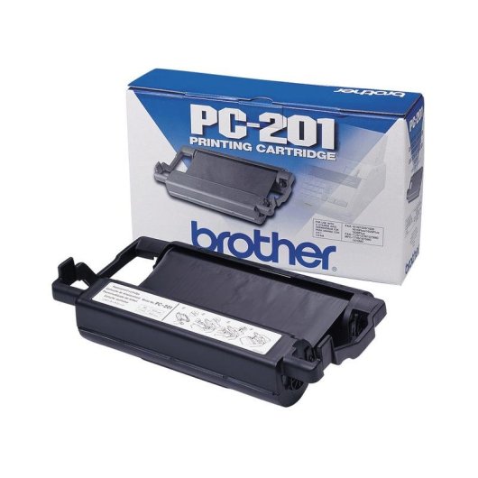 Cinta y Cartucho para Fax Brother PC-201 Negro 420 Páginas