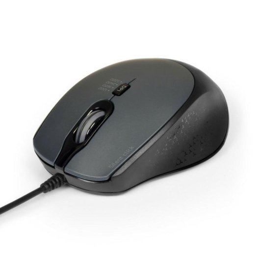 Ratón Port Designs 900711-B USB-A y USB-C 3600 DPI Negro Silencioso