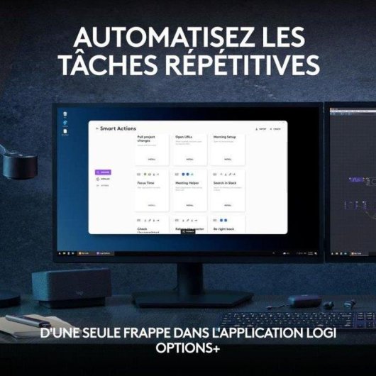 Clavier Logitech MX Keys S AZERTY sans fil rétroéclairage intelligent graphite