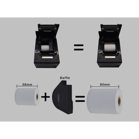 Impresora Térmica USB y Wi-Fi Equip 351006 con corte automático y alta velocidad