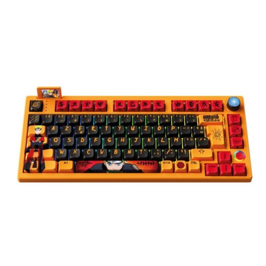 Tastatur Konix Naruto Kx Pro 75% Azerty RGB Hot Swap Dreifach Verbindung