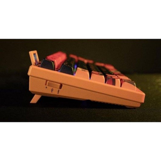 Tastatur Konix Naruto Kx Pro 75% Azerty RGB Hot Swap Dreifach Verbindung