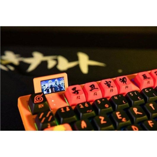 Tastatur Konix Naruto Kx Pro 75% Azerty RGB Hot Swap Dreifach Verbindung