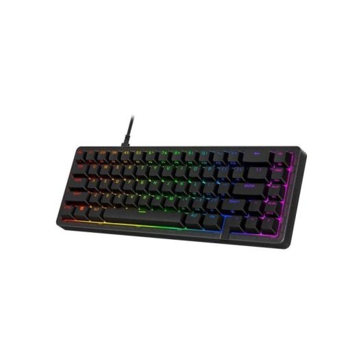 Teclado HyperX Origins 2 65 mecánico compacto con switches lineales y RGB
