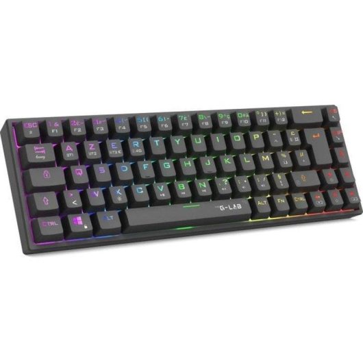 Tastatur The G-lab Keyz Titan 65% RGB Triple Mode 2.4G Bluetooth USB-C Outemu Red