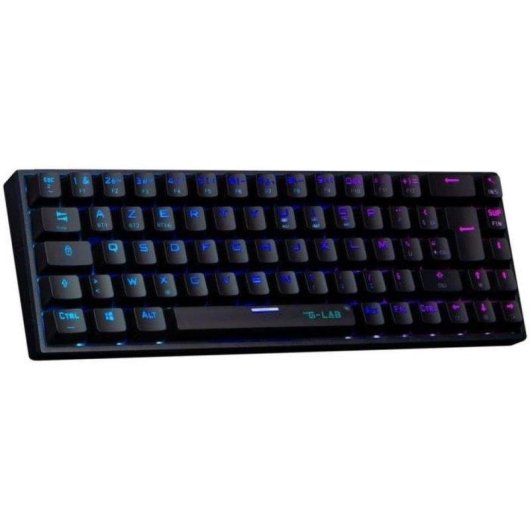 Tastatur The G-lab Keyz Titan 65% RGB Triple Mode 2.4G Bluetooth USB-C Outemu Red