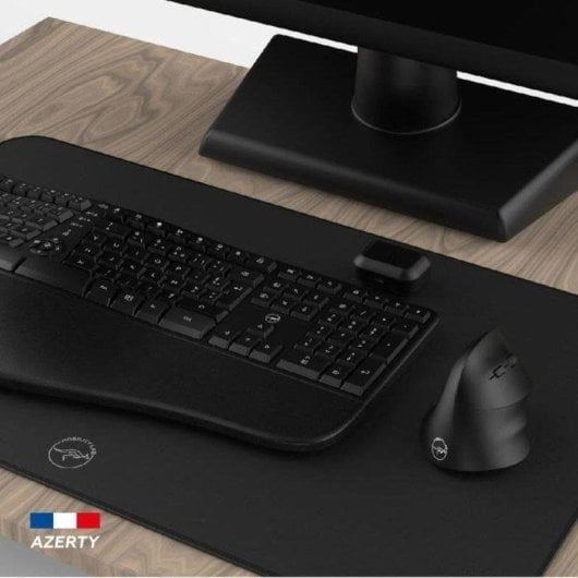 Teclado Mobility Lab C30W inalámbrico ergonómico con ratón diestro recargable