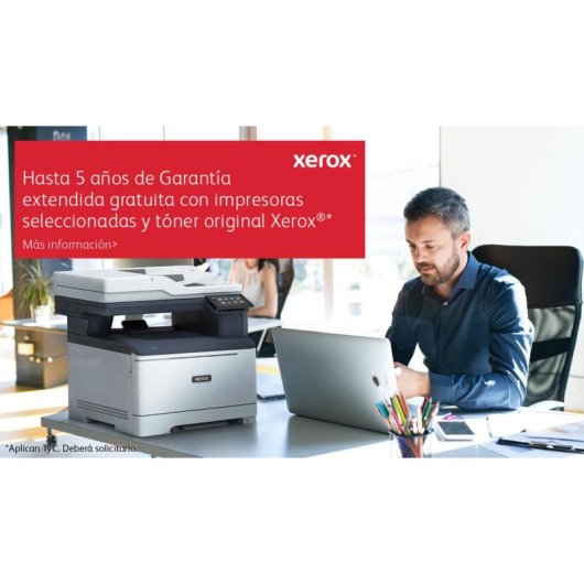 Impresora Láser Wi-Fi Xerox C320 A4 Color Dúplex con 2 Bandejas y 33 ppm