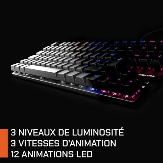 Tastatur NOVA gaming Sculptor NG306117 TKL Azerty RGB mit roten Switches