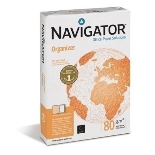 Papel A4 Navigator Organizer 80 g/m² 500 hojas 5 piezas
