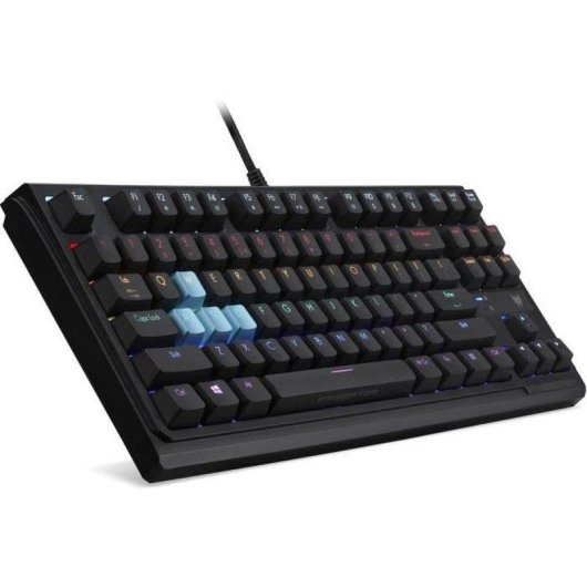 Teclado Acer Aethon 301 Tkl 87 Teclas US Gateron Blue RGB 6 Zonas Anti-ghosting USB 1,8 m