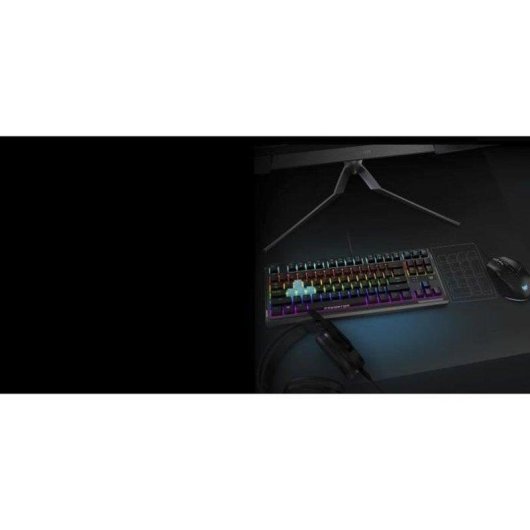 Teclado Acer Aethon 301 Tkl 87 Teclas US Gateron Blue RGB 6 Zonas Anti-ghosting USB 1,8 m