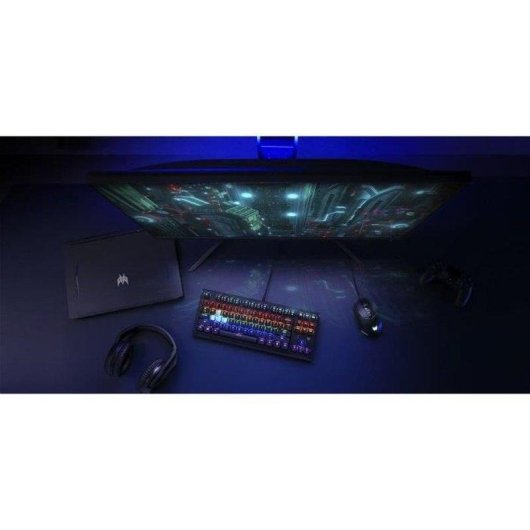 Teclado Acer Aethon 301 Tkl 87 Teclas US Gateron Blue RGB 6 Zonas Anti-ghosting USB 1,8 m