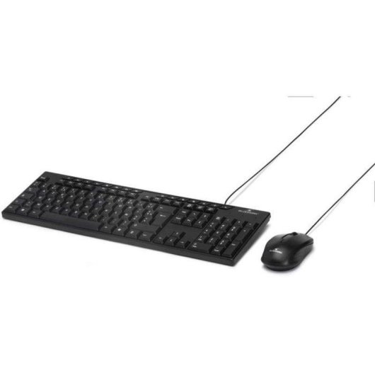 Teclado Bluestork Media Office membrana AZERTY con ratón óptico 1600 DPI USB