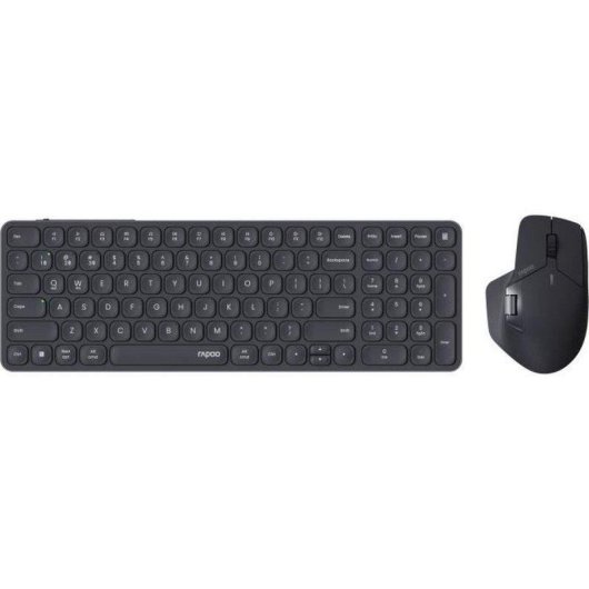 Clavier Rapoo 9760m Combo sans fil ultrafin Bluetooth 4.0/5.0 2.4 GHz