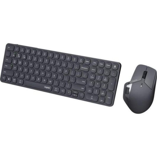 Clavier Rapoo 9760m Combo sans fil ultrafin Bluetooth 4.0/5.0 2.4 GHz