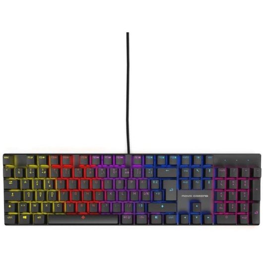 Tastatur NOVA gaming Hercule Azerty 104 Tasten RGB mit 12 Animationen