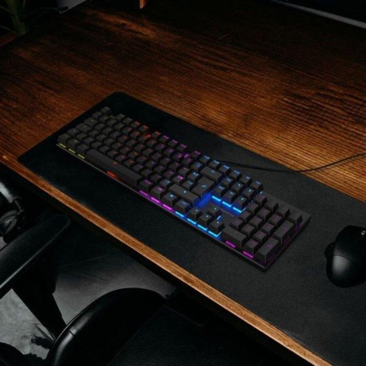 Tastatur NOVA gaming Hercule Azerty 104 Tasten RGB mit 12 Animationen