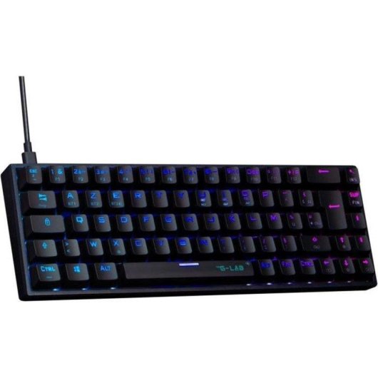 Tastatur The G-lab Keyz Titan 65% Kompakt Azerty RGB Outemu Red