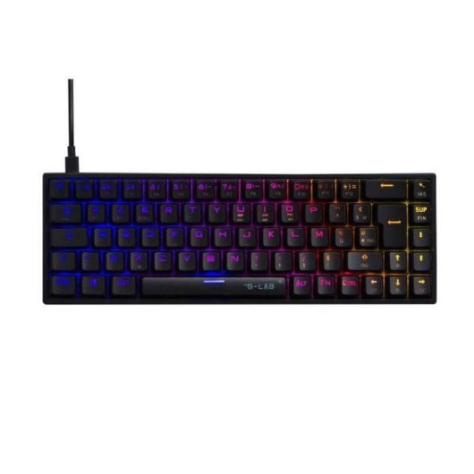 Tastatur The G-lab Keyz Titan 65% Kompakt Azerty RGB Outemu Red