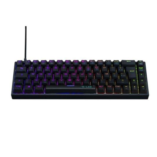 Tastatur The G-lab Keyz Titan 65% Kompakt Azerty RGB Outemu Red