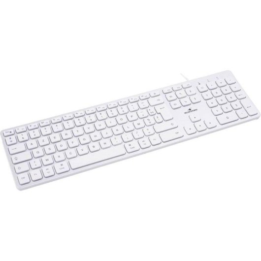 Teclado Bluestork AZERTY de membrana con ratón cableado y adaptadores USB-C