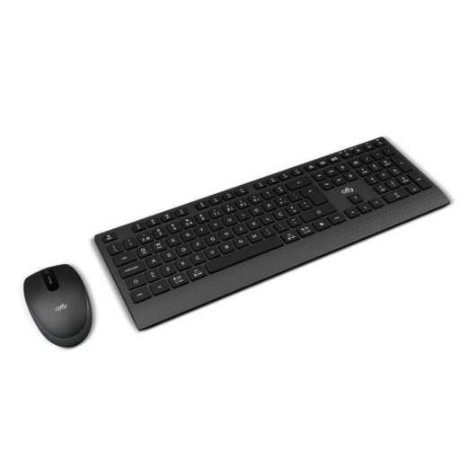 Teclado Offy Syncro Wireless Bluetooth completo silencioso ambidestro