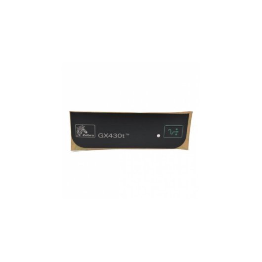 Placa identificativa Zebra GX430T Negra 1 pieza